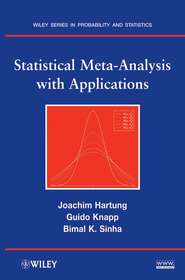 бесплатно читать книгу Statistical Meta-Analysis with Applications автора Guido Knapp