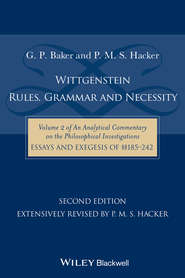 бесплатно читать книгу Wittgenstein: Rules, Grammar and Necessity автора P. Hacker
