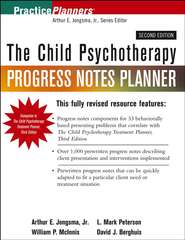 бесплатно читать книгу The Child Psychotherapy Progress Notes Planner автора David Berghuis