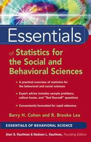 бесплатно читать книгу Essentials of Statistics for the Social and Behavioral Sciences автора Barry Cohen