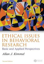 бесплатно читать книгу Ethical Issues in Behavioral Research автора 