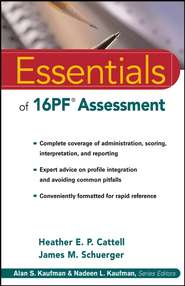 бесплатно читать книгу Essentials of 16PF Assessment автора James Schuerger