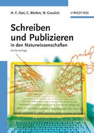 бесплатно читать книгу Schreiben und Publizieren in den Naturwissenschaften автора Hans Ebel