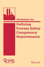 бесплатно читать книгу Guidelines for Defining Process Safety Competency Requirements автора  CCPS (Center for Chemical Process Safety)