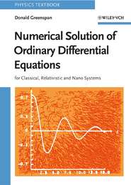 бесплатно читать книгу Numerical Solution of Ordinary Differential Equations автора Donald Greenspan