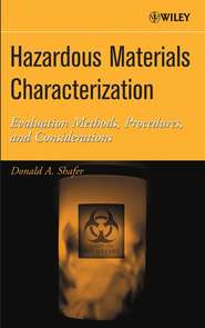 бесплатно читать книгу Hazardous Materials Characterization автора Donald Shafer