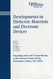 бесплатно читать книгу Developments in Dielectric Materials and Electronic Devices автора D. Suvorov