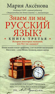 бесплатно читать книгу Знаем ли мы русский язык? История некоторых названий, или Вот так сказанул! автора Мария Аксенова