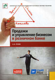 бесплатно читать книгу Продажи и управление бизнесом в розничном банке автора Антон Пухов