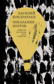 бесплатно читать книгу Показания поэтов. Повести, рассказы, эссе, заметки автора Василий Кондратьев