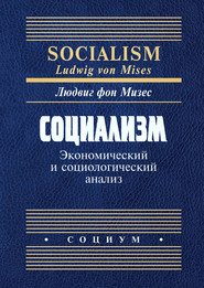 бесплатно читать книгу Социализм. Экономический и социологический анализ автора Людвиг Мизес