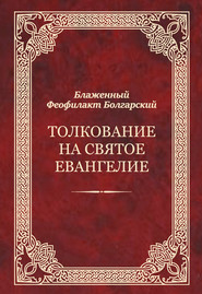 бесплатно читать книгу Толкование на Святое Евангелие автора Феофилакт Болгарский