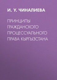 бесплатно читать книгу Принципы гражданского процессуального права Кыргызстана автора Ирина Чиналиева