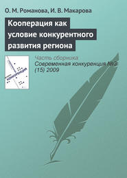 бесплатно читать книгу Кооперация как условие конкурентного развития региона автора И. Макарова