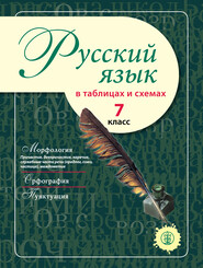 бесплатно читать книгу Русский язык в таблицах и схемах. 7 класс автора Литагент Школьная Книга
