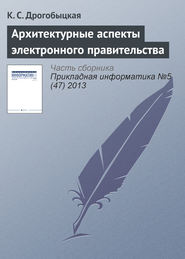 бесплатно читать книгу Архитектурные аспекты электронного правительства автора Клавдия Дрогобыцкая