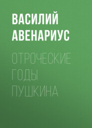 бесплатно читать книгу Отроческие годы Пушкина автора Василий Авенариус