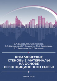 бесплатно читать книгу Керамические стеновые материалы на основе некондиционного сырья автора Виктор Власов