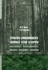 бесплатно читать книгу Структура бриокомпонента хвойных лесов Беларуси: таксономия, биоморфология, экология, география, созология автора 