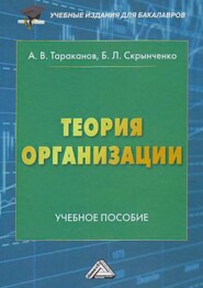 бесплатно читать книгу Теория организации автора Александр Тараканов