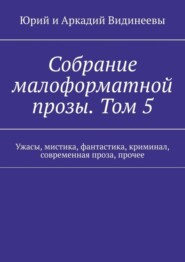 бесплатно читать книгу Собрание малоформатной прозы. Том 5. Ужасы, мистика, фантастика, криминал, современная проза, прочее автора  Юрий и Аркадий Видинеевы