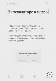 бесплатно читать книгу На эскалаторе в метро автора Александра Шевцова