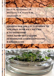 бесплатно читать книгу Биодиагностика устойчивости аридных почв Юга России к загрязнению тяжелыми металлами, нефтяными углеводородами и биоцидами автора Рама Мухаммад Дауд