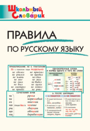 бесплатно читать книгу Правила по русскому языку. Начальная школа автора Литагент ТеревинфDRM