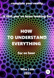 бесплатно читать книгу How to understand everything автора Who I am
