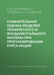 бесплатно читать книгу Сравнительная оценка моделей технического и фундаментального анализа при прогнозировании курса акций автора Анастасия Неприна