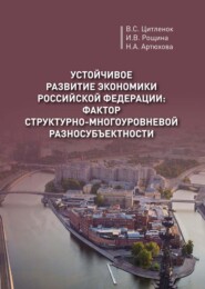 бесплатно читать книгу Устойчивое развитие экономики Российской Федерации: фактор структурно-многоуровневой разносубъектности автора Ирина Рощина