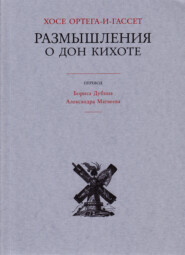 бесплатно читать книгу Размышления о Дон Кихоте автора Хосе Ортега-и-Гассет