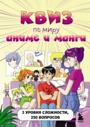 бесплатно читать книгу КВИЗ по миру аниме и манги. 3 уровня сложности, 250 вопросов автора  Бомбора