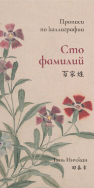 бесплатно читать книгу Сто фамилий. Прописи по каллиграфии автора Тянь Инчжан