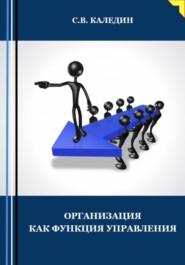бесплатно читать книгу Организация как функция управления автора Сергей Каледин
