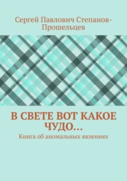 бесплатно читать книгу В свете вот какое чудо… Книга об аномальных явлениях автора Сергей Степанов-Прошельцев