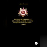 бесплатно читать книгу Командиры бригад Красной Армии 1941-1945. Том 101 автора Денис Соловьев