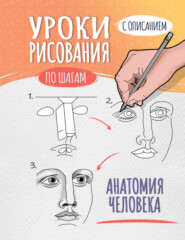 бесплатно читать книгу Уроки рисования по шагам. Анатомия человека автора Лилия Носко