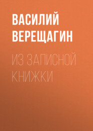бесплатно читать книгу Из записной книжки автора Василий Верещагин