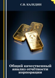 бесплатно читать книгу Общий качественный анализ отчётности корпорации автора Сергей Каледин