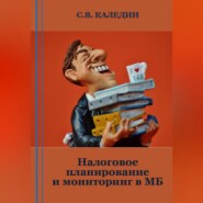 бесплатно читать книгу Налоговое планирование и мониторинг в МБ автора Сергей Каледин