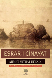 бесплатно читать книгу Esrar-ı Cinayat автора Ахмет Мидхат