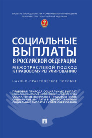 бесплатно читать книгу Социальные выплаты в Российской Федерации: межотраслевой подход к правовому регулированию автора  Коллектив авторов