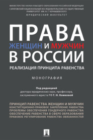 бесплатно читать книгу Права женщин и мужчин в России: реализация принципа равенства автора  Коллектив авторов