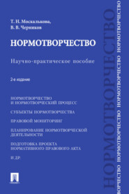 бесплатно читать книгу Нормотворчество автора В. Черников