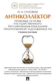 бесплатно читать книгу Антиколлектор. Правовые основы государственного регулирования взыскания просроченной задолженности автора Иван Соловьев