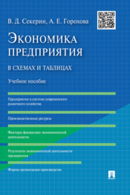 бесплатно читать книгу Экономика предприятия в схемах и таблицах автора В. Секерин