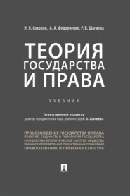 бесплатно читать книгу Теория государства и права автора Р. Шагиева