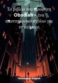 бесплатно читать книгу Το βιβλίο του προφήτη Obadiah – ένα επιστημονικό σχόλιο για το κείμενο автора Андрей Тихомиров
