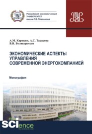 бесплатно читать книгу Экономические аспекты управления современной энергокомпанией. (Аспирантура, Бакалавриат, Магистратура). Монография. автора Анна Тарасова